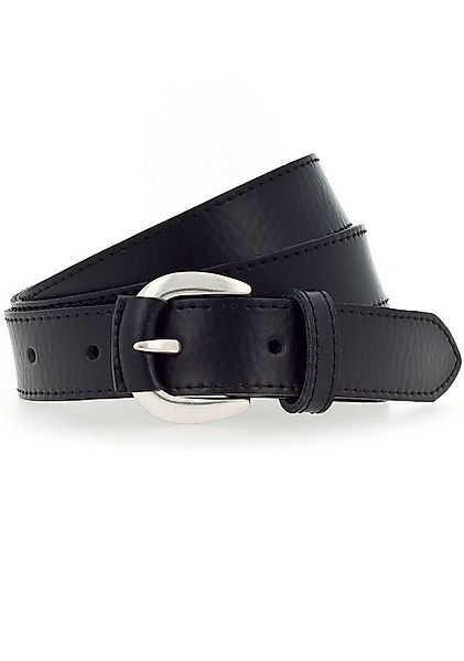 Tamaris Ledergürtel aus Leder teilbezogene Dornschließe günstig online kaufen