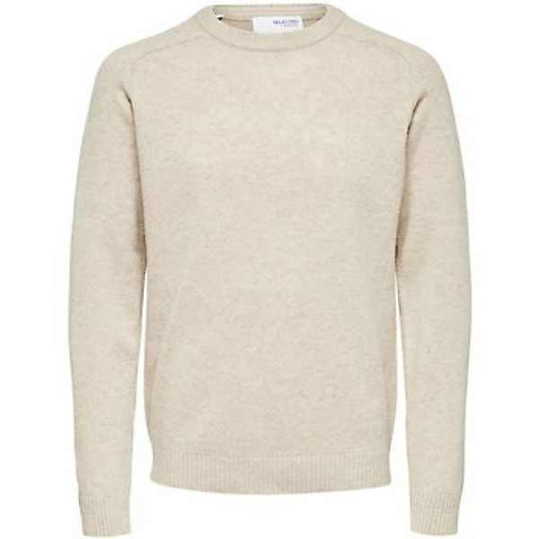 Selected  Pullover Wool Jumper New Coban -  Kelp/Bone White günstig online kaufen