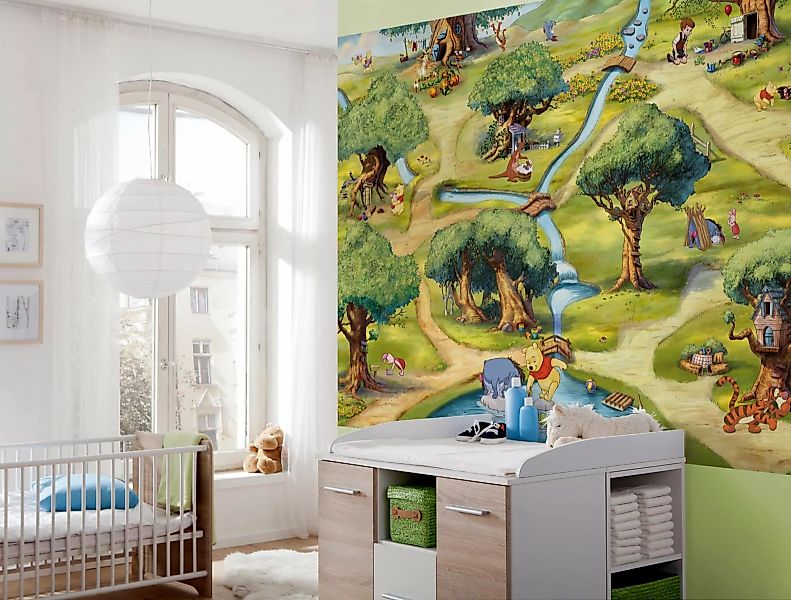 Disney Fototapete Wald Grün 254 x 184 cm 612290 günstig online kaufen