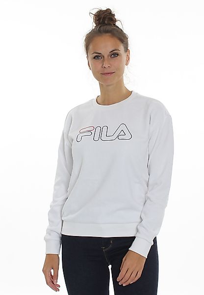 Fila Damen Sweater LARA CREW SWEAT M67 Bright White Weiß günstig online kaufen