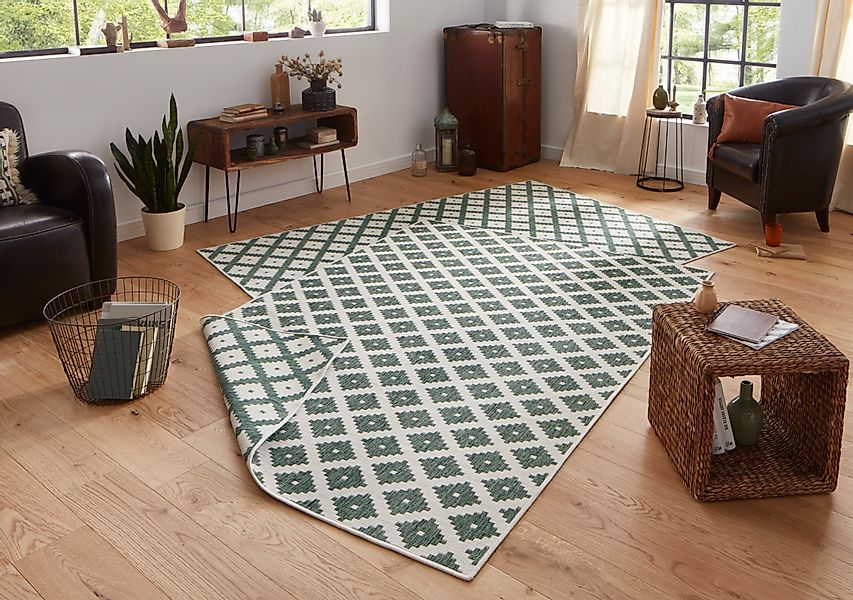 NORTHRUGS Teppich »Nizza Wendeteppich«, rechteckig, 5 mm Höhe, In-& Outdoor günstig online kaufen