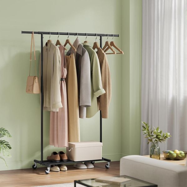 EUGAD Kleiderständer, (1 St), auf Rollen, günstig online kaufen