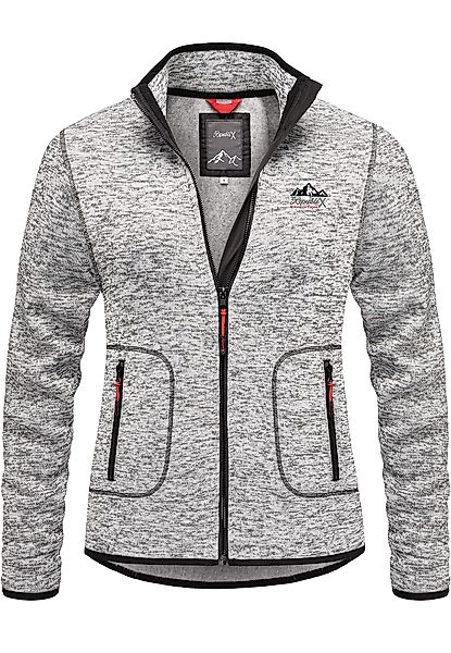 REPUBLIX Fleecepullover JUDIS Damen Strickfleece Sweatjacke günstig online kaufen