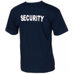 MFH T-Shirt T-Shirt, blau, Security, bedruckt günstig online kaufen