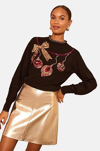 Love & Roses Strickpullover Love & Roses Pullover mit Rüschen, Regular (1-t günstig online kaufen