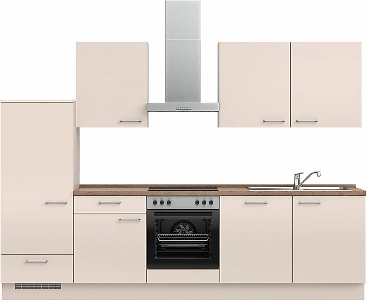 nobilia Küchenzeile ""Laser I", Ausrichtung wählbar, Breite 300 cm" vormont günstig online kaufen