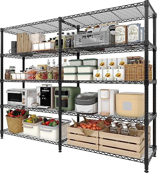 GarveeMore Schwerlastregal 200cm Breite Lagerregale, 1000 Pfund Metallregal günstig online kaufen