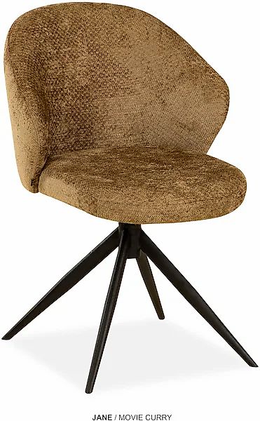 OMG Design Esszimmerstuhl »Jane« (Set) 2 Stk. Stoff Drehstuhl mit auto-retu günstig online kaufen