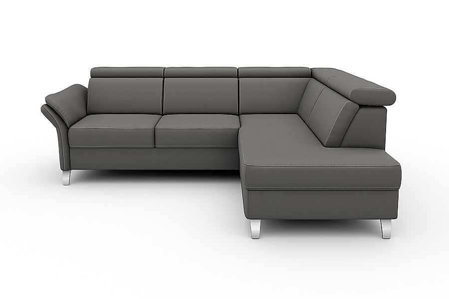 sit&more Ecksofa "Vincenzo L-Form", inklusive Kopfteilverstellung, wahlweis günstig online kaufen