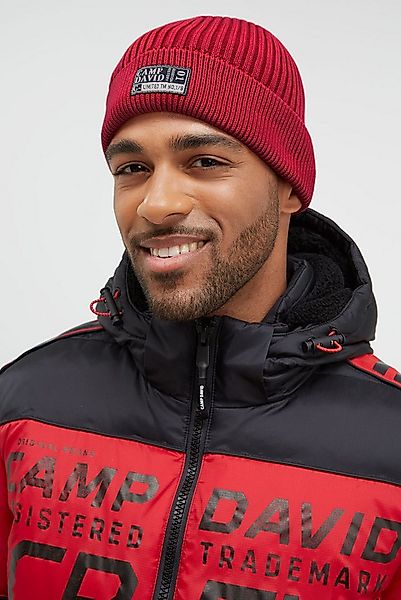 CAMP DAVID Strickmütze aus Baumwolle günstig online kaufen