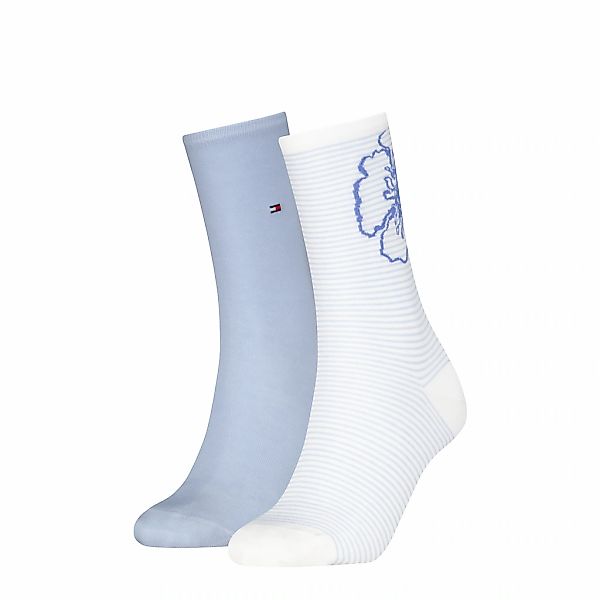 Tommy Hilfiger Socken "TH WOMEN SOCK 2P FLOWER STRIPE" 2 Paar günstig online kaufen