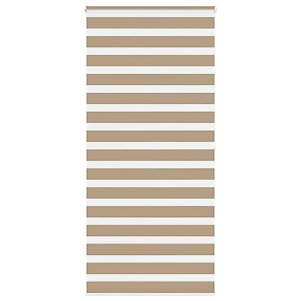 vidaXL Doppelrollo Sandbraun 110x200 cm Stoffbreite 105,9 cm Polyester 4014 günstig online kaufen