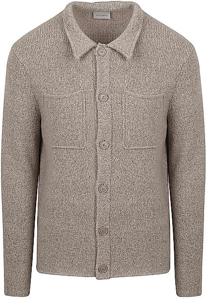 Suitable Strickjacke Boiled Wool Taupe - Größe M günstig online kaufen