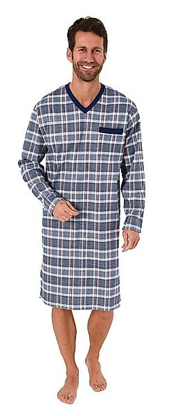 Normann Pyjama Herren Nachthemd langarm - auch in Übergröße bis Gr. 70 - ka günstig online kaufen