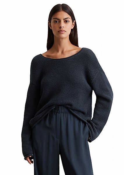 Marc OPolo Rundhalspullover "aus Organic Cotton" günstig online kaufen