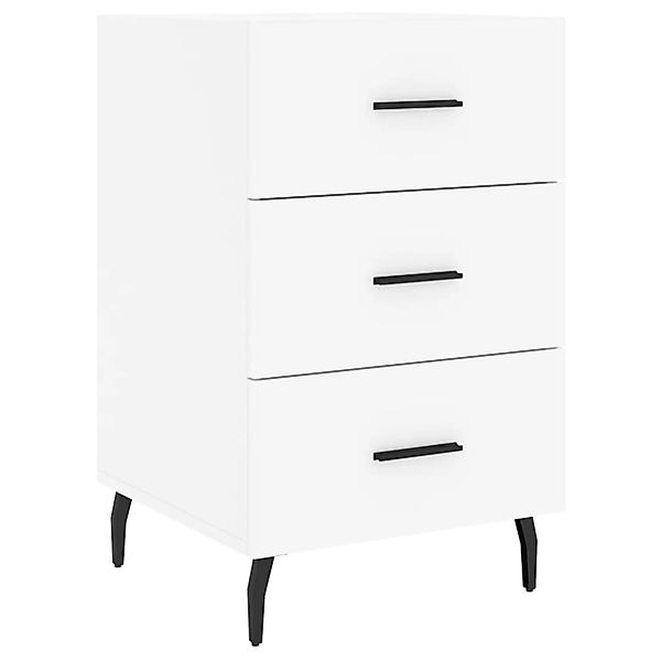 vidaXL Nachttisch Weiß 40x40x66 cm Holzwerkstoff 827676 günstig online kaufen