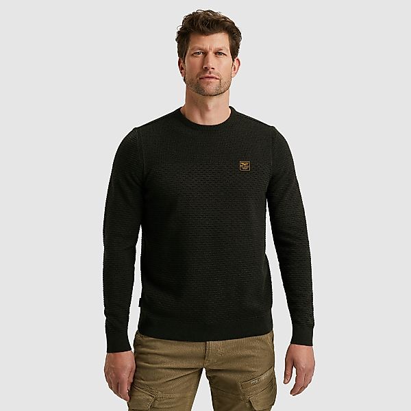 PME LEGEND Strickpullover mit Strick-Muster günstig online kaufen