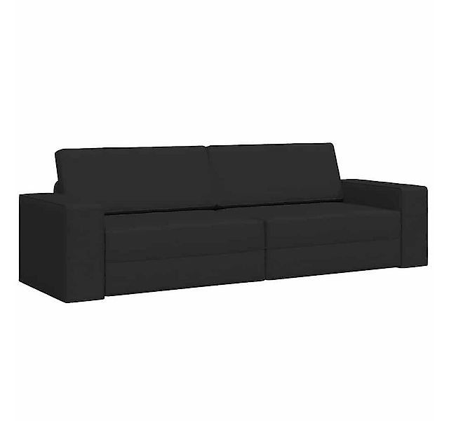 vidaXL Sofa Schlafsofa 200cm Schwarz Stoff, 1 Teile günstig online kaufen