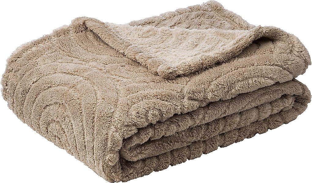 Wohndecke Wohndecke "Faro", Gözze, Microfaser-Fleece Uni günstig online kaufen