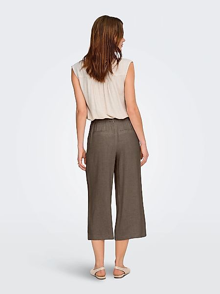 ONLY Culotte "ONLSIESTA HW LIN BL CLEAN CULOT PNT NOOS" mit Leinen günstig online kaufen