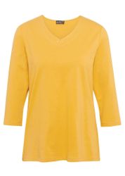 GOLDNER 3/4-Arm-Shirt T-Shirt mit charmantem Ausschnitt günstig online kaufen