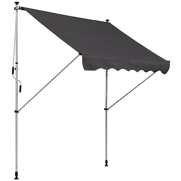 MC Star Klemmmarkise Outsunny Gelenkarmmarkise Klemmmarkise günstig online kaufen