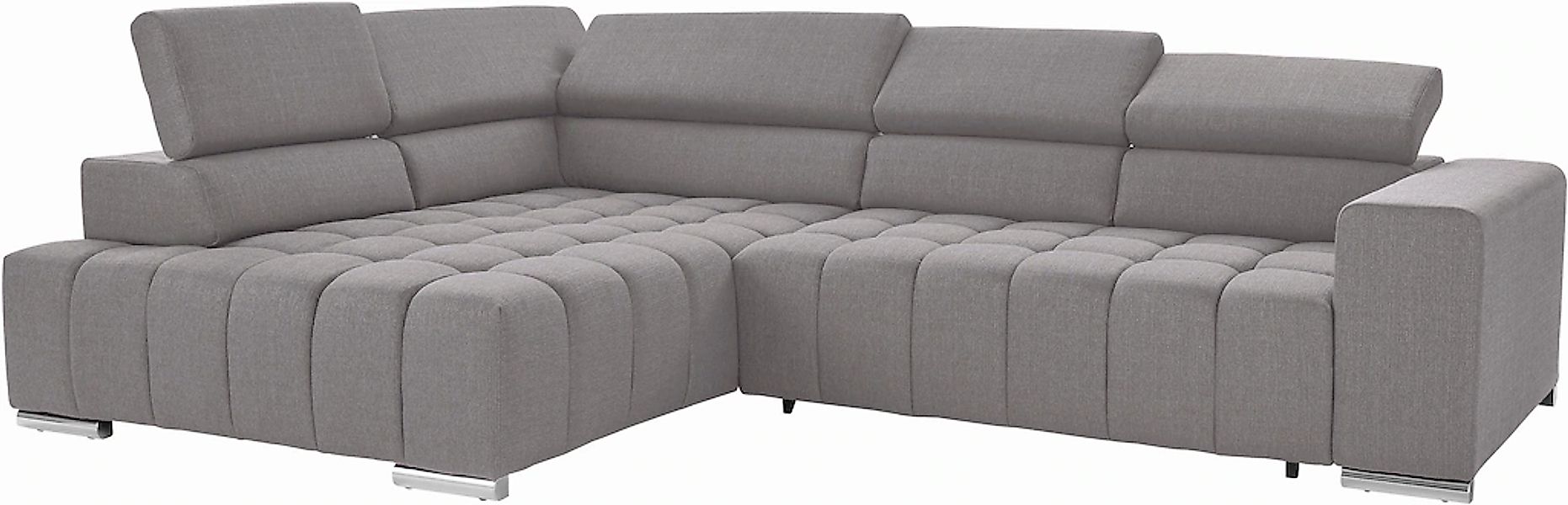 exxpo - sofa fashion Ecksofa "Elias, aktuelle Kreuzsteppung im Sitz, bequem günstig online kaufen