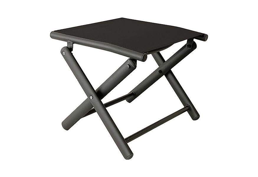INDA-Exclusiv Armlehnstuhl Garten Klapphocker / Fußhocker Metall - Textilen günstig online kaufen
