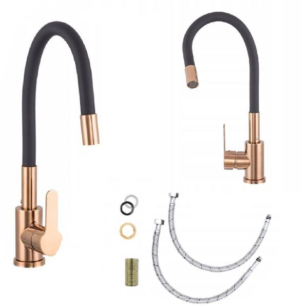 QLS Waschtischarmatur FLEX 2000 Küchenarmatur Wasserhahn günstig online kaufen