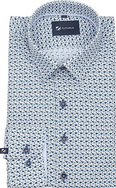 Suitable Hemd Glühbirnen Dia Mosa Blau - Größe 38 günstig online kaufen