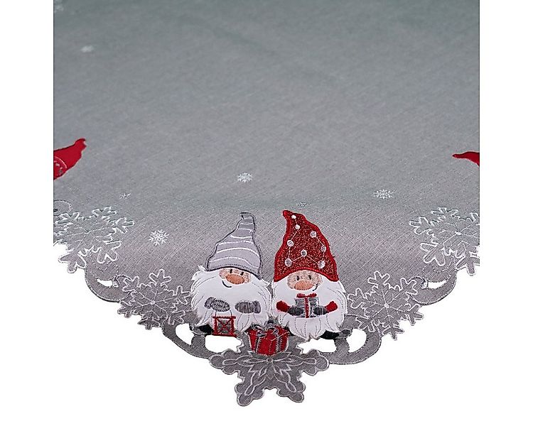 matches21 HOME & HOBBY Tischdecke Tischdecke AMIRA Weihnachten Wichtel Poly günstig online kaufen