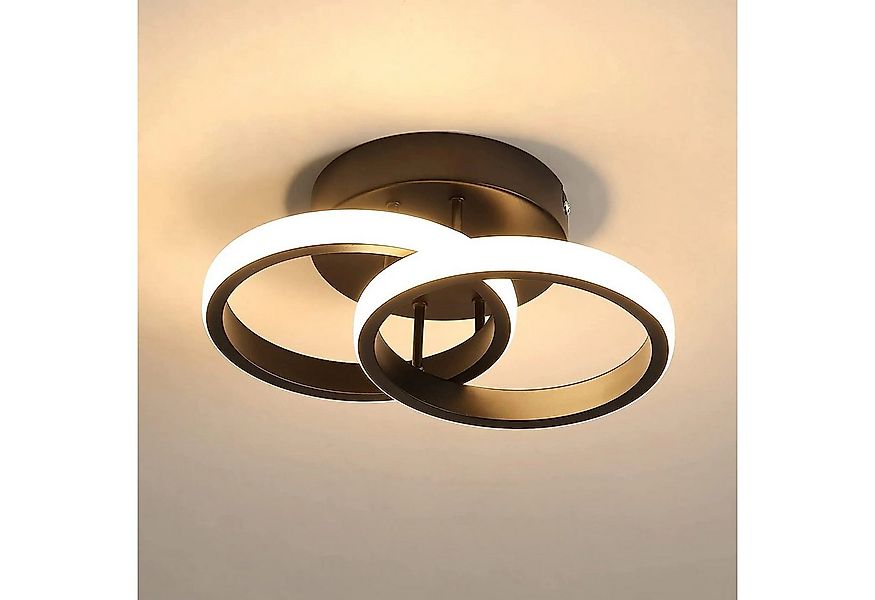 Goeco LED Deckenleuchte 22W, rund, 3000K, Silikon, für Räume, LED fest inte günstig online kaufen