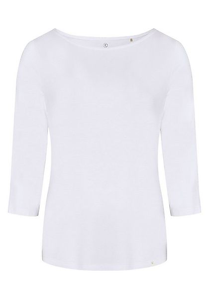 Detto Fatto Langarmshirt mit weitem Ausschnitt und gecroppten Ärmeln günstig online kaufen