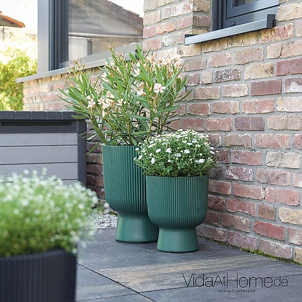 VidaAtHome.de Blumentopf Design-Pflanzgefäße-Set ALVY (2er Set) günstig online kaufen