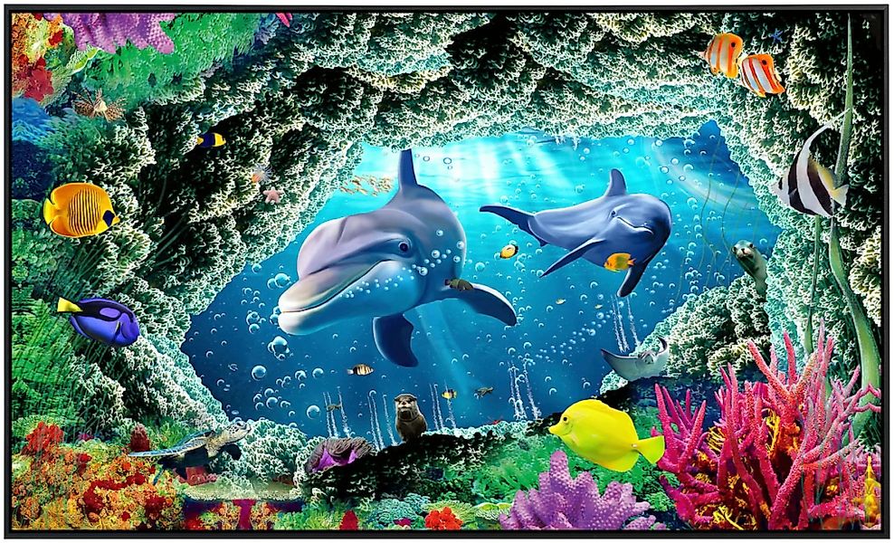 Papermoon Infrarotheizung »Unterwasserwelt«, sehr angenehme Strahlungswärme günstig online kaufen