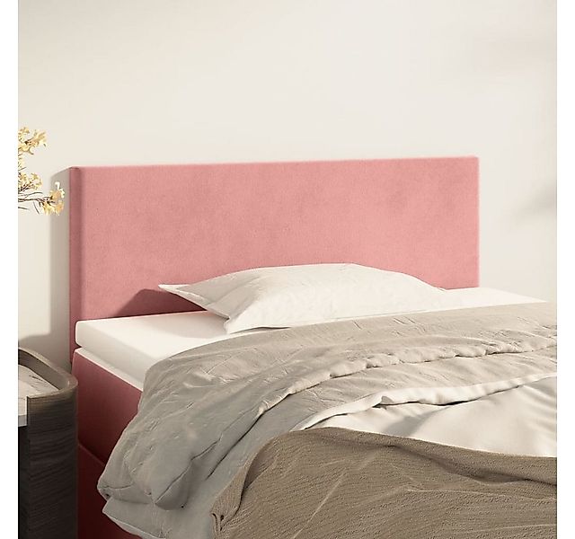 vidaXL Kopfteil Kopfteil Rosa 100x5x78/88 cm günstig online kaufen