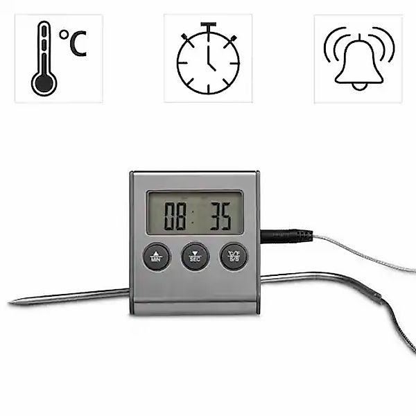 Xavax Bratenthermometer »Digitales Bratenthermometer mit Timer, Fleischther günstig online kaufen