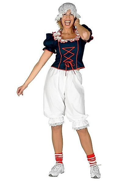 Metamorph Kostüm Kniebundhose - Trachten Pluderhose Kostümzubehör, Weiße Dr günstig online kaufen