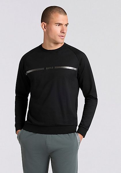 BOSS Sweatshirt Authentic Rundhalsausschnitt, regular fit, Logodruck günstig online kaufen