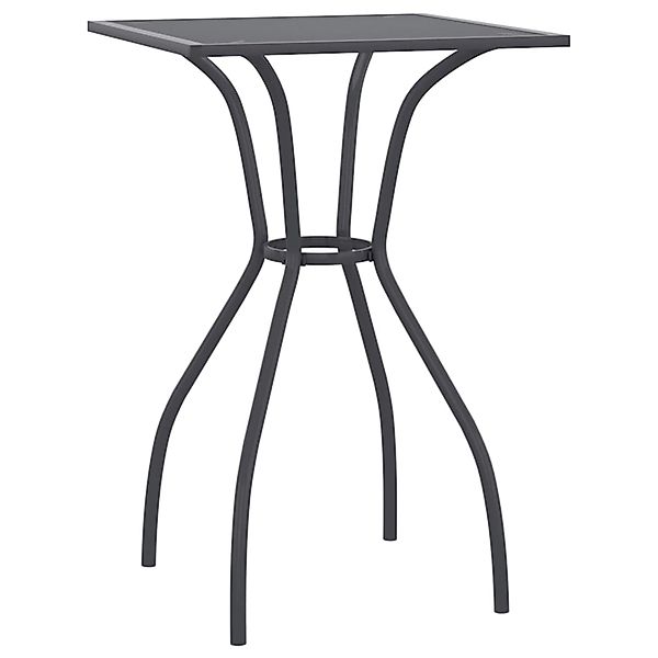 vidaXL Gartentisch Anthrazit 50x50x72 cm Stahlgitter 362730 günstig online kaufen