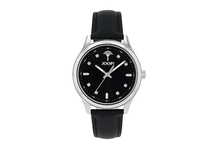 JOOP! Quarzuhr 2040162, Armbanduhr, Damenuhr, Lederarmband, analog, Kristal günstig online kaufen