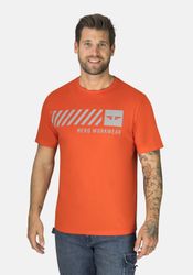 HERO by John Medoox Businessshirt "Workwear T-Shirt mit Logoprint" T-Shirt günstig online kaufen