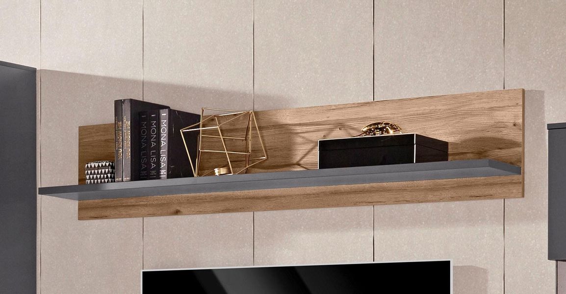 FORTE Wandboard "Como" Wandregal, zweifarbig,klare Linien, einfache Montage günstig online kaufen