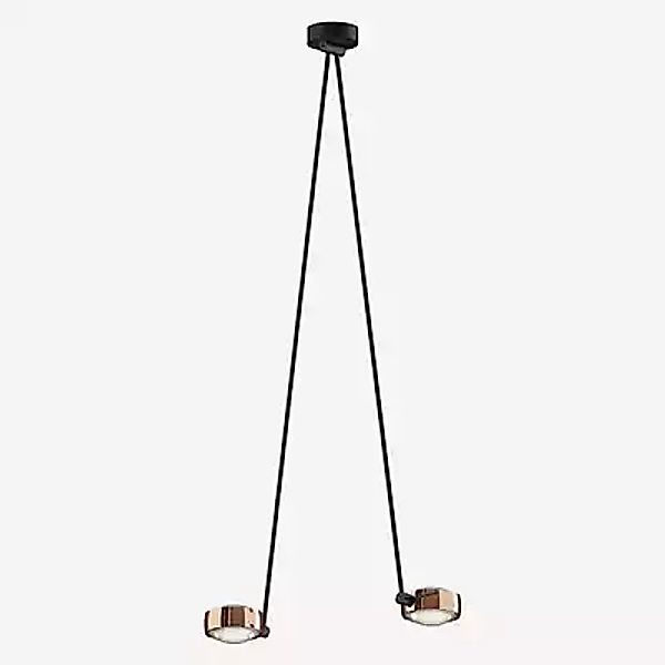 Occhio Sento Soffitto Due 125 Up D Deckenleuchte LED 2-flammig, Kopf roségo günstig online kaufen