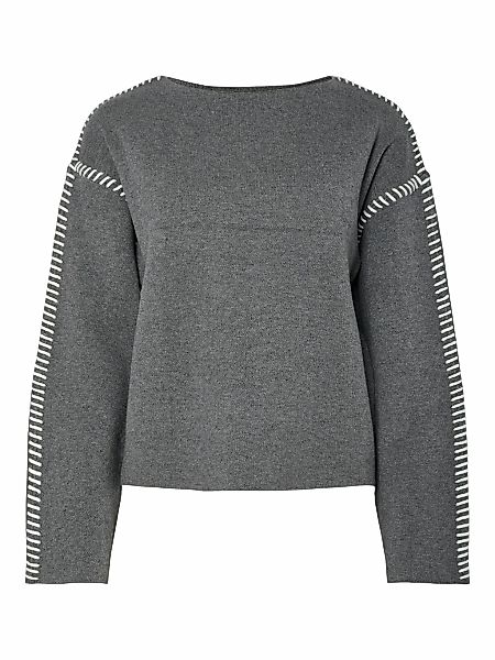 Y.A.S Strickpullover "YASSTITCHA LS KNIT PULLOVER S. NOOS", farblich abgese günstig online kaufen