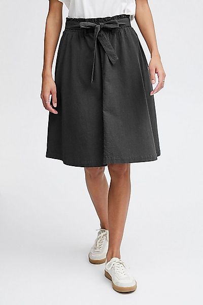 OXMO A-Linien-Rock OXLerke Kurzer Midirock mit Gürtelschlaufen und Band günstig online kaufen