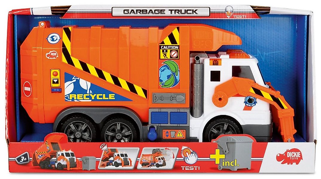 Dickie Toys Spielzeug-Müllwagen Action Series Garbage Truck, mit Licht und günstig online kaufen