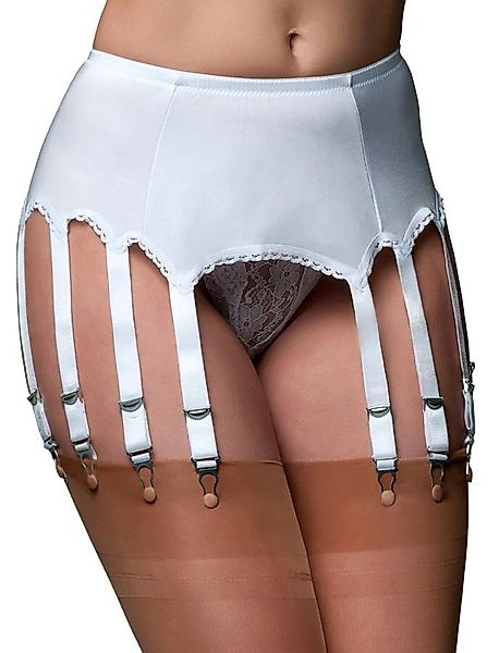 Vintage Hüftgürtel mit 12 Haltern Weiß günstig online kaufen