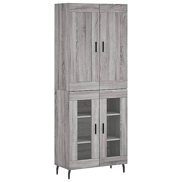 vidaXL Highboard Highboard Grau Sonoma 69,5x34x180 günstig online kaufen