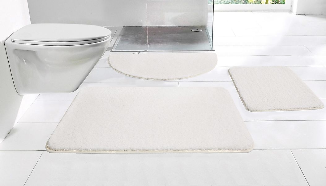 my home Badematte "Regona, Badteppich, Badvorleger, Badezimmer Teppich" Höh günstig online kaufen